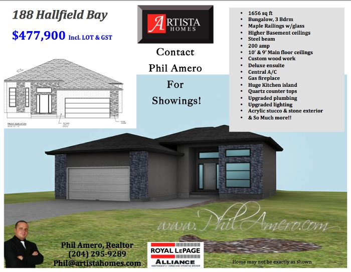 188 Hallfield Bay - River Park South - Artista Homes - Phil Amero 188 Hallfield Bay - River Park South - Artista Homes - Phil Amero